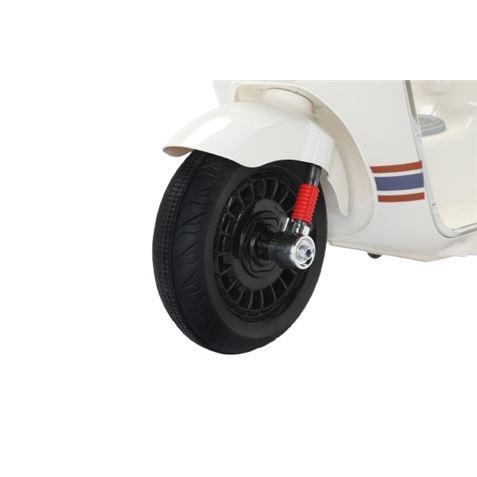 MOTO SCOOTER CLASICO CON RUEDINES BLANCO - 33014-5