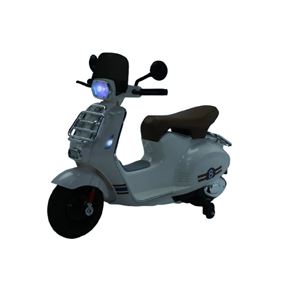 MOTO SCOOTER CLASICO CON RUEDINES BLANCO - 33014-6