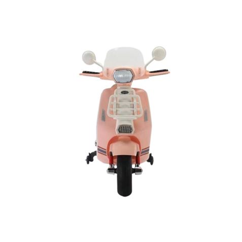 MOTO SCOOTER CLASICO CON RUEDINES ROSA - 33016-3