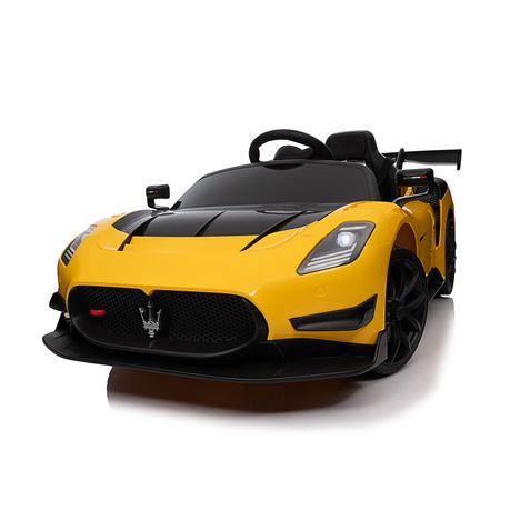 COCHE INFANTIL A BATERIA CON CONTROL REMOTO MASSERATI MC20 GT2 AMARILLO - 33001-1