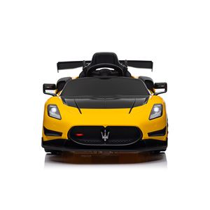 COCHE INFANTIL A BATERIA CON CONTROL REMOTO MASSERATI MC20 GT2 AMARILLO - 33001-2
