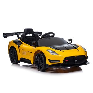 COCHE INFANTIL A BATERIA CON CONTROL REMOTO MASSERATI MC20 GT2 AMARILLO - 33001-5