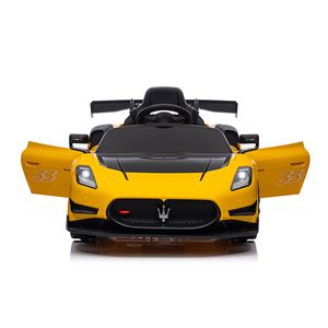 COCHE INFANTIL A BATERIA CON CONTROL REMOTO MASSERATI MC20 GT2 AMARILLO - 33001-6