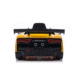 COCHE INFANTIL A BATERIA CON CONTROL REMOTO MASSERATI MC20 GT2 AMARILLO - 33001-11