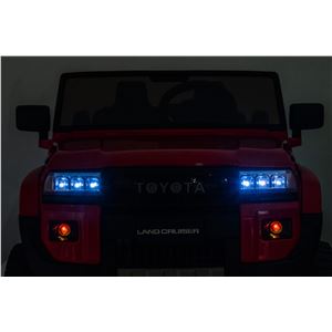 COCHE INFANTIL A BATERIA CON CONTROL REMOTO TOYOTA LC250 ROJO - 33002-13