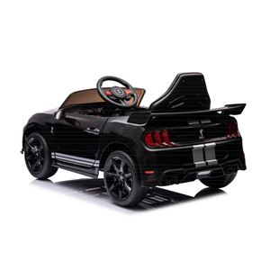 COCHE INFANTIL A BATERIA CON CONTROL REMOTO FORD MUSTANG SHELBY GT500 NEGRO - 33006-3