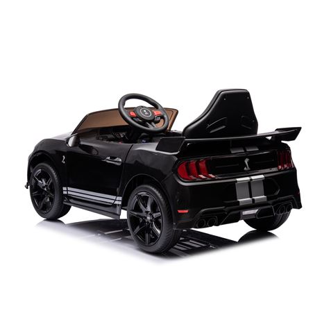COCHE INFANTIL A BATERIA CON CONTROL REMOTO FORD MUSTANG SHELBY GT500 NEGRO - 33006-3