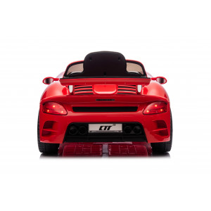 COCHE INFANTIL A BATERIA CON CONTROL REMOTO PORSCHE RUF CTR3 ROJO - 33010-4