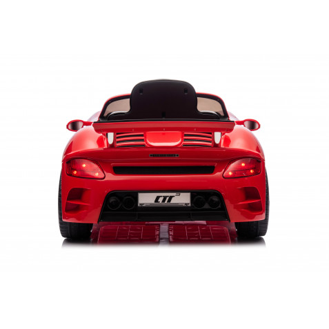 COCHE INFANTIL A BATERIA CON CONTROL REMOTO PORSCHE RUF CTR3 ROJO - 33010-4