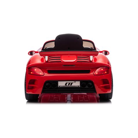 COCHE INFANTIL A BATERIA CON CONTROL REMOTO PORSCHE RUF CTR3 ROJO - 33010-5
