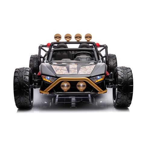 COCHE INFANTIL A BATERIA CON CONTROL REMOTO BUGGY BLACK GOLD - 33011-2