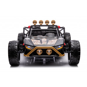 COCHE INFANTIL A BATERIA CON CONTROL REMOTO BUGGY BLACK GOLD - 33011-3