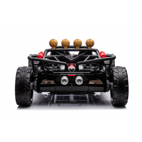 COCHE INFANTIL A BATERIA CON CONTROL REMOTO BUGGY BLACK GOLD - 33011-5
