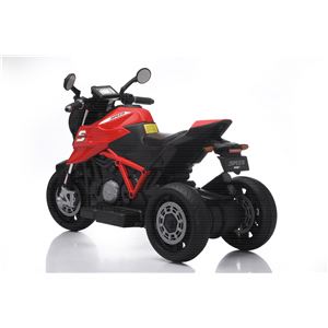MOTO DEPORTIVA INFANTIL 3 RUEDAS A BATERIA ROJA - 33017-2