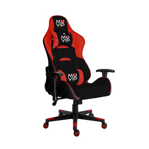 SILLA GAMING PRO400 NEGRO/ROJO MUVIP - MV0348-1