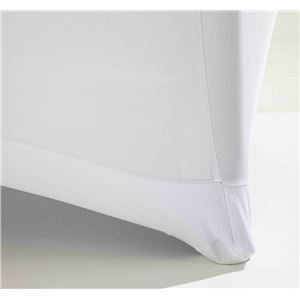 FUNDA PARA MESA DE RESINA REDONDA 160X74 BLANCA SUNGARDEN - SG0181-1