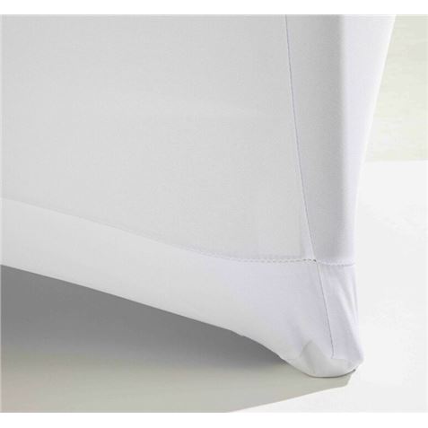 FUNDA PARA MESA DE RESINA REDONDA 160X74 BLANCA SUNGARDEN - SG0181-1