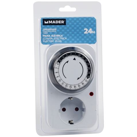 PROGRAMADOR DE ENCHUFE 24 HORAS MADER - 56053-1