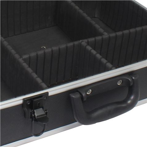 MALETIN HERRAMIENTAS ALUMINIO NEGRO MADER - 42008-1 MALETIN HERRAMIENTAS ALUMINIO NEGRO MADER - 42008-1