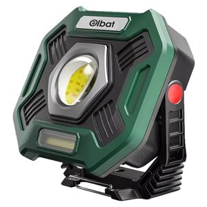 FOCO LED MULTIFUNCIÓN RECARGABLE 20W 2000LM LUZ FRIA ELBAT