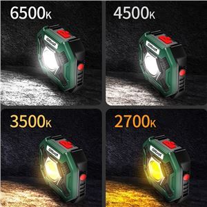 FOCO LED MULTIFUNCIÓN RECARGABLE 20W 2000LM LUZ FRIA ELBAT - EB0570-4