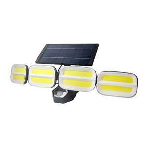 FOCO SOLAR CUÁDRUPLE CON SENSOR 800LM ELBAT