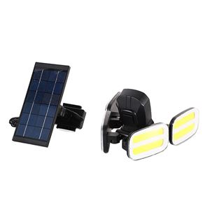 FOCO SOLAR CUÁDRUPLE CON SENSOR 800LM ELBAT - EB0568-1