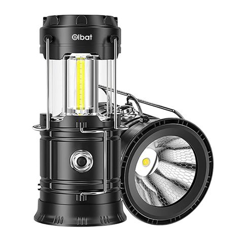 LINTERNA LED CAMPING 2 EN 1 CON GANCHO 280LM ELBAT - EB0564-1