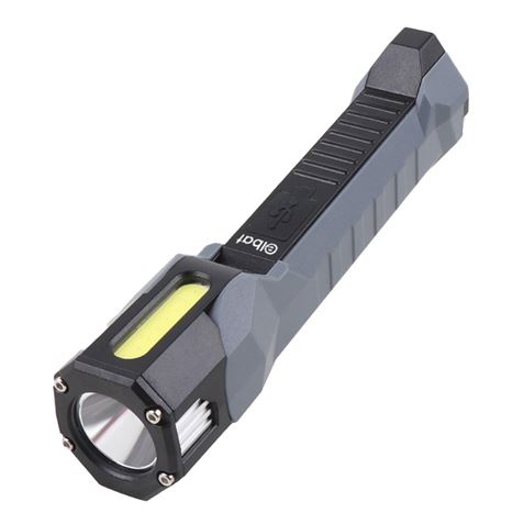 LINTERNA DE TRABAJO LED RECARGABLE 1000LM IPX5 CABEZAL ROTATIVO 90º ELBAT - EB0566