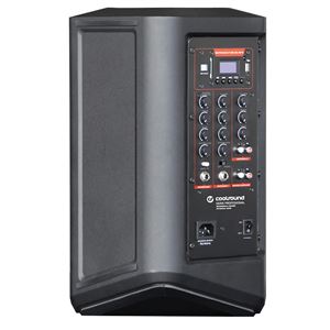 ALTAVOZ AUTOAMPLIFICADO PRO600 8" 500W CON BATERÍA + 2 MICROS SERIE PRO - CS0269-1