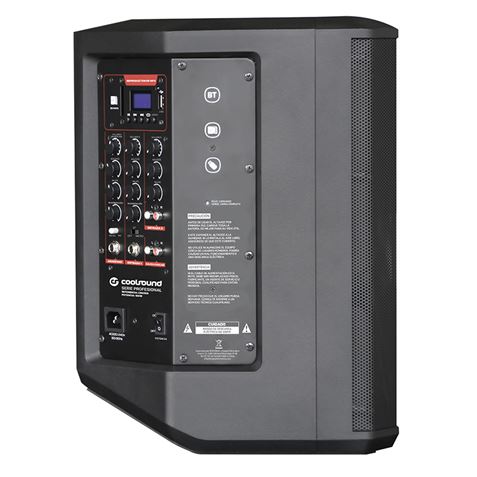 ALTAVOZ AUTOAMPLIFICADO PRO600 8" 500W CON BATERÍA + 2 MICROS SERIE PRO - CS0269-2