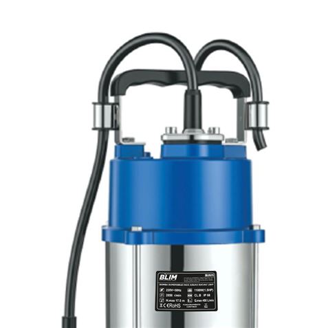 BOMBA SUMERGIBLE INOX AGUAS SUCIAS 1,5HP BLIM - BL0521-2