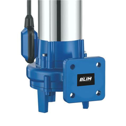 BOMBA SUMERGIBLE TRITURADORA INOX AGUAS SUCIAS 1,5HP BLIM - BL0523-1