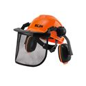 CASCO DE SEGURIDAD CON VISERA Y PROTECCIÓN AUDITIVA BLIM - BL0504