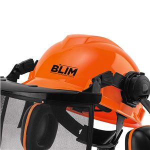 CASCO DE SEGURIDAD CON VISERA Y PROTECCIÓN AUDITIVA BLIM - BL0504-3