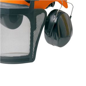 CASCO DE SEGURIDAD PREMIUM CON VISERA Y PROTECCIÓN AUDITIVA BLIM - BL0505-1