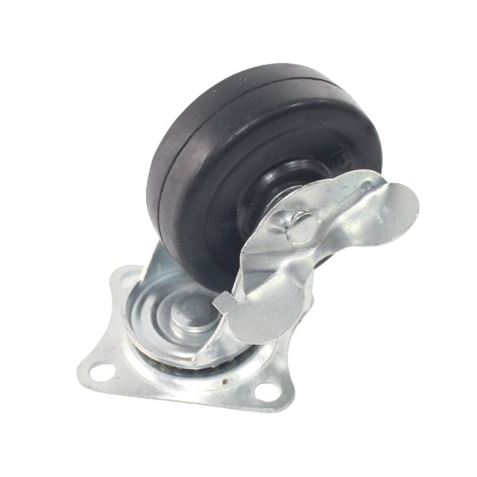 RUEDA GOMA GIRATORIA 75MM, 50KG SAURIUM - 48779-2