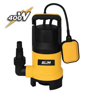 BOMBA SUMERGIBLE PLÁSTICA AGUAS SUCIAS 400W BLIM