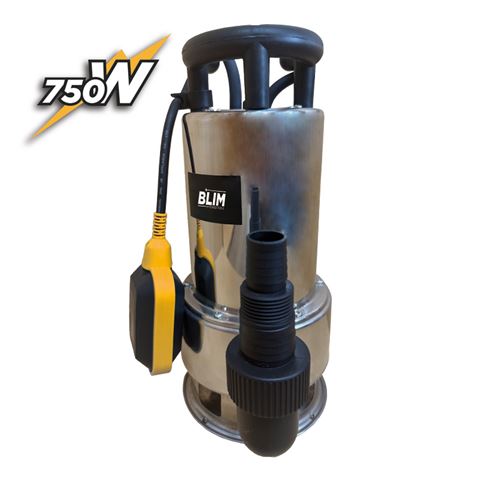 BOMBA SUMERGIBLE INOX AGUAS SUCIAS 750W BLIM - BL0474