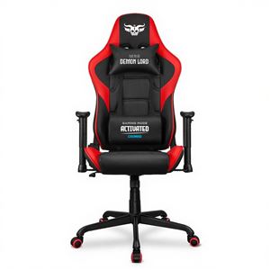SILLA GAMING SERIE DEMON LORD ROJA CROMAD
