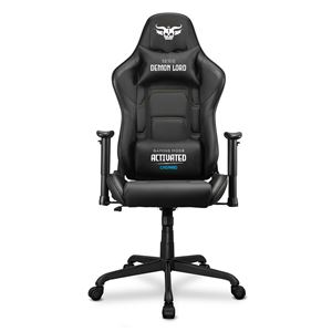 SILLA GAMING SERIE DEMON LORD NEGRA CROMAD
