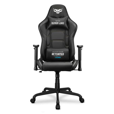SILLA GAMING SERIE DEMON LORD NEGRA CROMAD - CR1235