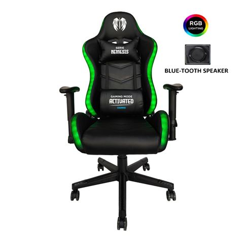 SILLA GAMING RGB + BLUETOOTH NEMESIS CROMAD - CR1234-1