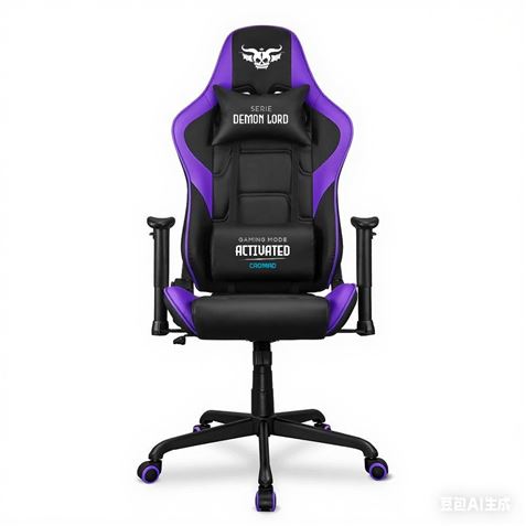 SILLA GAMING SERIE DEMON LORD VIOLETA CROMAD - CR1238