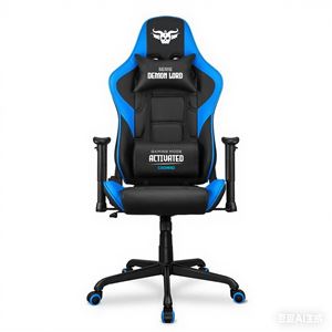 SILLA GAMING SERIE DEMON LORD AZUL CROMAD