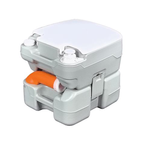 REACONDICIONADO INODORO QUÍMICO PORTÁTIL 15 LITROS CON NIVEL MUVIP - MV0570-2