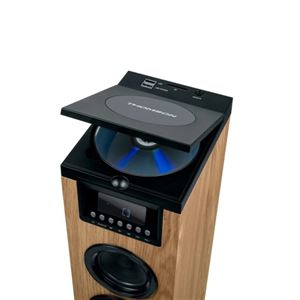 TORRE DE SONIDO 60W BLUETOOTH DS122CD COLOR MADERA THOMSON - DS122CD-1