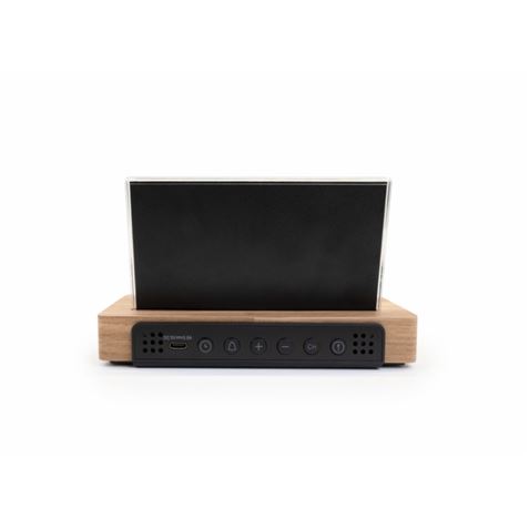 ESTACION METEOROLOGICA CON RELOJ DESPERTADOR MADERA/BLANCO THOMSON - CT600-1