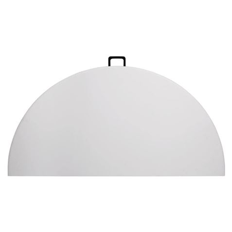 REACONDICIONADA MESA DE RESINA REDONDA PLEGABLE 160X74CM 4.5CM SUNGARDEN - SG0159-2