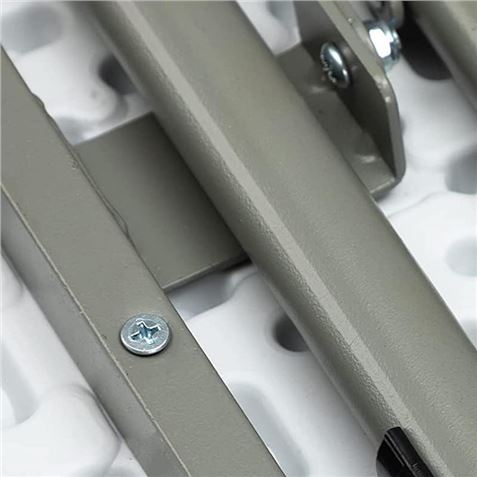 REACONDICIONADA MESA DE RESINA REDONDA PLEGABLE 160X74CM 4.5CM SUNGARDEN - SG0159-3